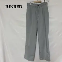 ♦︎JUNRED スラックス M グレー　カジュアル　薄手