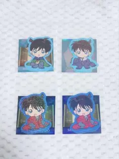 名探偵コナンちぢませ隊ステッカーコレクション　工藤新一　まとめ売り　ガチャガチャ