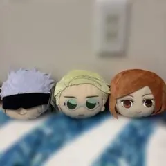 呪術廻戦　フェイスポーチ 五条悟＆七海建人＆釘崎野薔薇3点セット