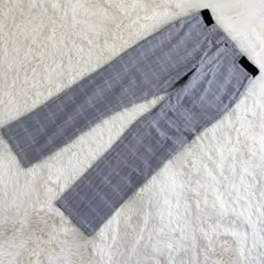ZARA ザラ グレーチェック スラックス S メンズのサムネイル