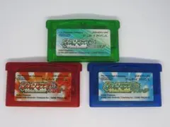 GBA ポケモン ルビー サファイア エメラルド 3本セット
