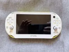 【スティック新品交換済】PS Vita PCH-2000 ライムグリーン 本体