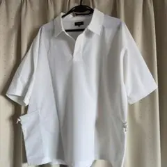 BEAMS ホワイト ポロシャツ Lのサムネイル