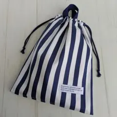 持ち手の短い巾着袋　2026-8