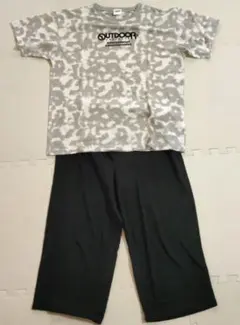 OUTDOOR 迷彩柄 パジャマ 160サイズ