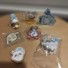 ちいかわ　モモンガ　うさぎ　ハチワレ　 アクリルキーホルダー 等　7個セット