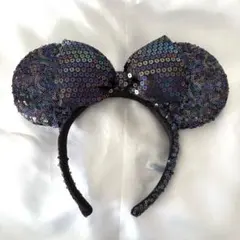 ディズニー　ミニー　カチューシャ　スパンコール