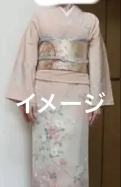 【訪問着2枚＋刺繍長襦袢＋華やか帯】着物セット／未使用・美品