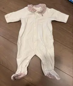 ベビー服 カバーオール 花柄襟