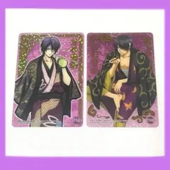 【希少】銀魂 クリアコレクション SPカード 金箔押し 高杉晋助 2種セット