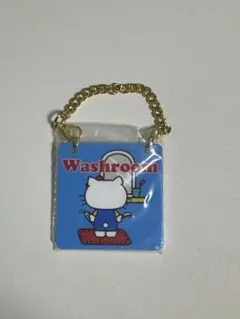 サンリオキャラクターズ ドアプレート風チャーム　ハローキティ