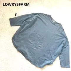 ローリーズファーム☆オーバーサイズカットソー　七分袖ロンT　薄手トレーナー大きめ