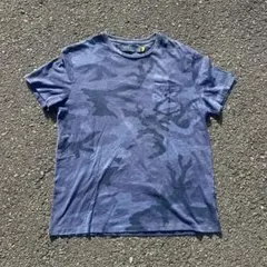 00s archive camo pile vneck tee grunge - メルカリ