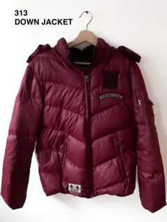 313 ダウンジャケット ダウン80%フェザー20%