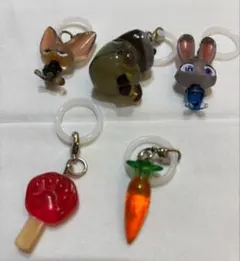 ズートピア　めじるしアクセサリー　5個セット