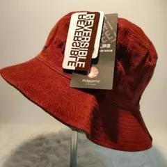 未使用 アーノルドパーマー コーデュロイ あずき色 レディース 帽子 ハット