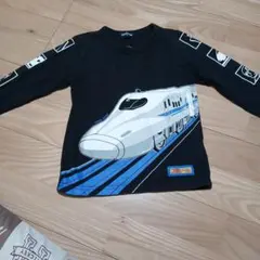 クレードスクープ　プラレール N700A 長袖Tシャツ ブラックのサムネイル