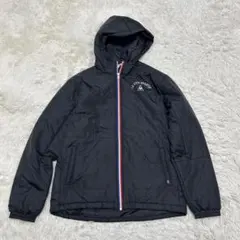 ✴︎ le coq sportif ルコック　フード付き　中綿ジャケット　黒