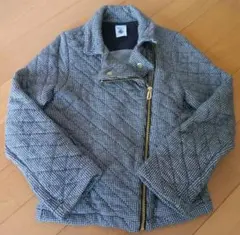 【プチバトー】6A/116cmライダースジャケット