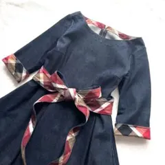 ブルーレーベルクレストブリッジ ストレッチデニムワンピース