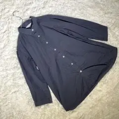 マックレガー　MCGREGOR　シャツ　長袖　L　ネイビー　綿100%
