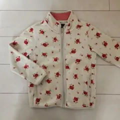 ユニクロフリース 120cm 花柄