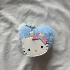 ハローキティ　ふわふわファーチャームbook ファンシーリボン