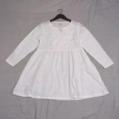 サニークラウズ シャトルノーツ チュニック ホワイト MP 綿100％