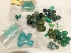 グリーン系　ビーズ　色々　まとめ売り