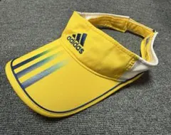 ◆adidas アディダス バイザー◆イエロー◆フリーサイズ◆