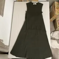 ビームス　BEAMS ニット生地　ノースリーブ　スカート　セットアップ