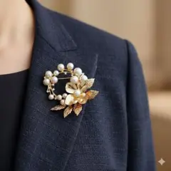 パール ブローチ コサージュ 卒業式 入学式 卒園式 入園式