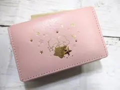 新品 財布 レディース 三つ折り ミニ財布 リトルツインスターズ キキララ本革！のサムネイル