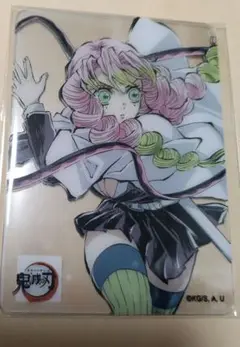鬼滅の刃 ダイニング お楽しみくじ クリアカード 甘露寺蜜璃