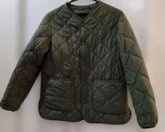 ユニクロ、カーキー キルティングジャケット 160cm
