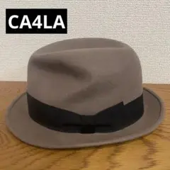【美品】CA4LA ハット　ブラウン