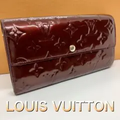 【LOUIS VUITTON】ポルトフォイユ・サラ　モノグラムヴェルニ【正規品】