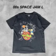 SPACE JAM Tシャツ L ブラック キャラクタープリント スペースジャムのサムネイル