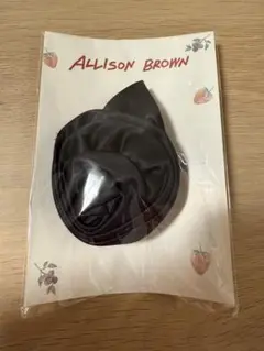 【新品】allisonbrown ブラックローズヘアアクセサリー