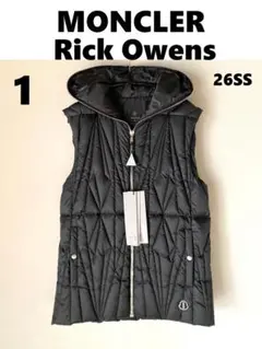 26SS【新品】MONCLER RICK OWENS フード付 ダウンベストのサムネイル