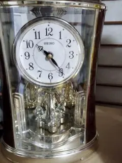 SEIKO 振り子時計 クリスタルガラス製