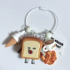 じゃらじゃらキーホルダー　ジャラジャラ　ガチャガチャ　パン　どろぼう　3