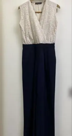7月限定値下げ中:ROSE BUD COUPLES レース切替オールインワンのサムネイル