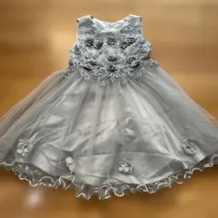 キッズ ドレス グレー 発表会 結婚式