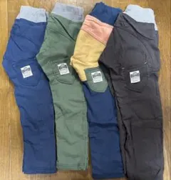 セブンブリッジ　裏起毛パンツ 120cm 4色セット