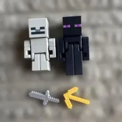 マインクラフト フィギュア スケルトン エンダーマン びっくらたまご　バスボム