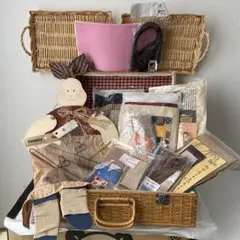 フェリシモ　ハンドメイドキット　カントリー雑貨　バスケット♡キット増やしました♡