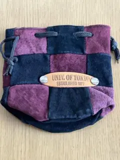 UNIV. OF TOKYO パッチワークポーチ　ミニ
