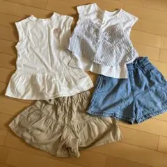 GU 女の子120サイズ　summerセット