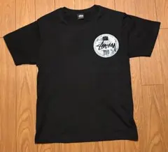 STUSSY ロゴ Tシャツ ブラック メンズS ステューシー ワールドツアー